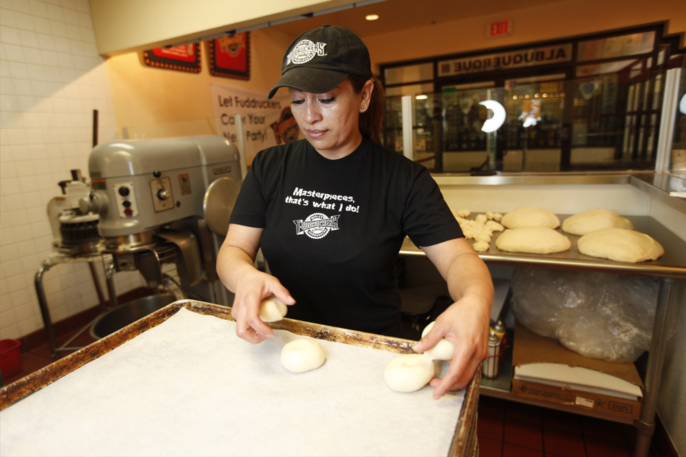 Employee Baking Bread